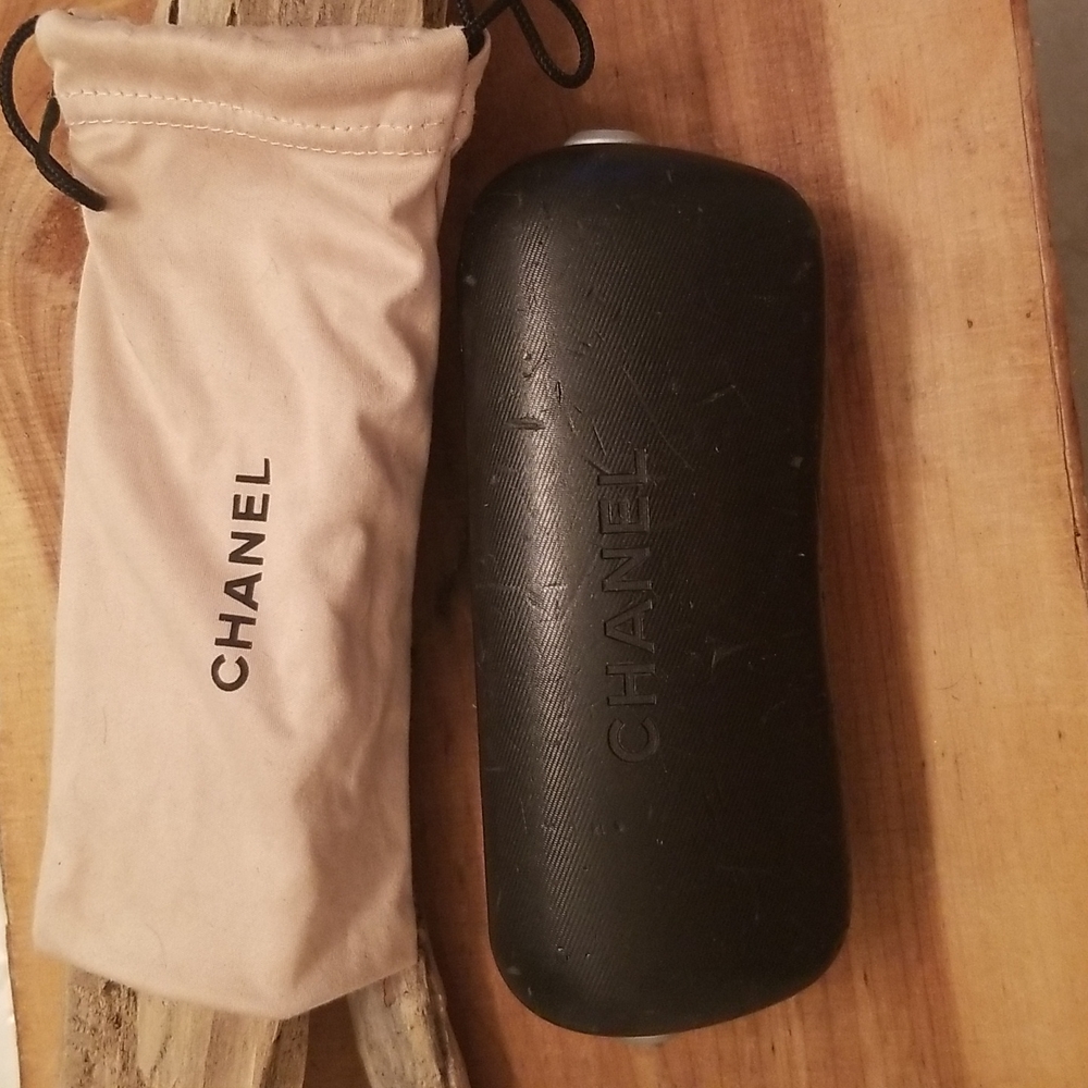 Authentic CHANEL Eyeglass Case, Drawstring Eyeglass Dust Bag and Original Box - Picture 3 of 16